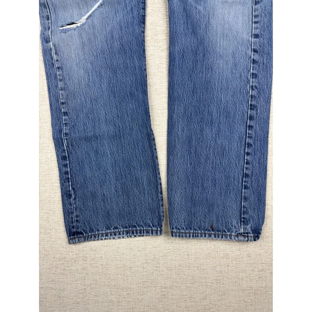 Vintage Levis 501 Mens 38x34 Jeans Grungy Grain Light Washed denim Faded Pants